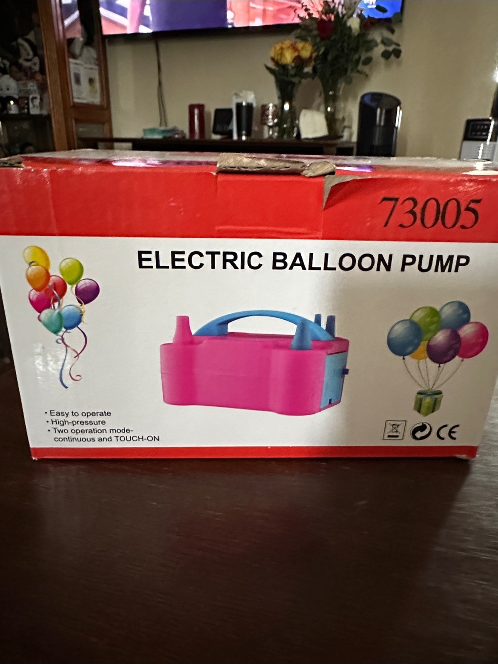 Electric Balloon Pump - Pink